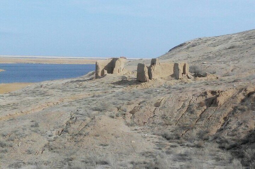Ruins nex to Aral sea