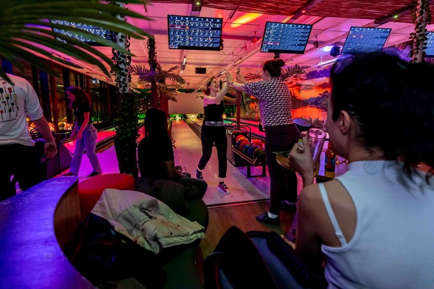 Picture 10 for Activity Amsterdam: 1-Hour LED Bowling Experience at Aloha Amsterdam