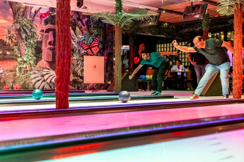 Picture 15 for Activity Amsterdam: 1-Hour LED Bowling Experience at Aloha Amsterdam