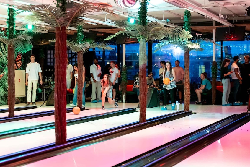 Picture 5 for Activity Amsterdam: 1-Hour LED Bowling Experience at Aloha Amsterdam