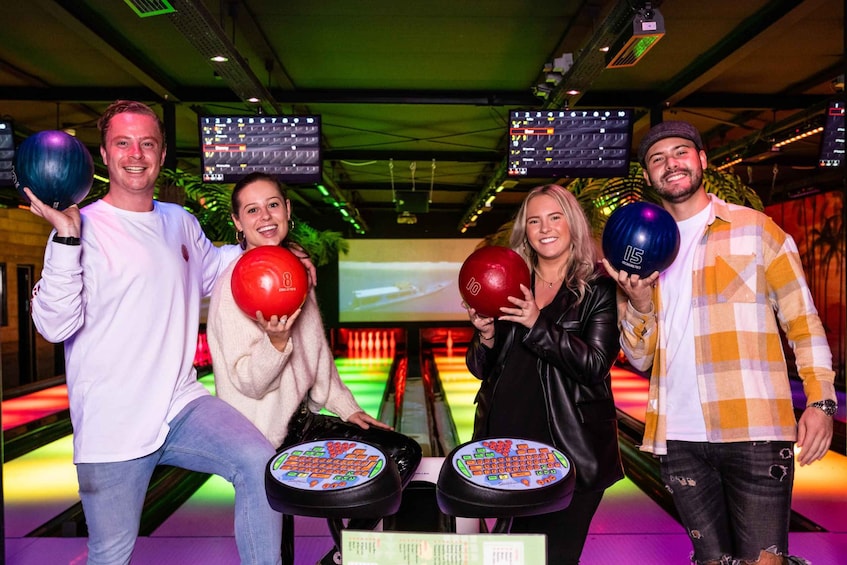 Amsterdam: 1-Hour LED Bowling Experience at Aloha Amsterdam