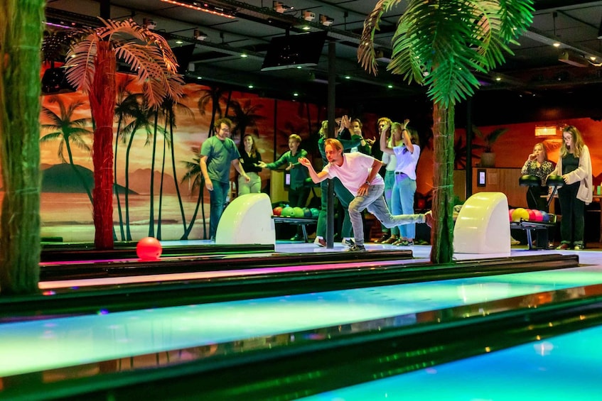 Picture 14 for Activity Amsterdam: 1-Hour LED Bowling Experience at Aloha Amsterdam