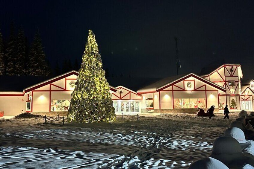 On the way back to Fairbanks we will make a stop at the famous Santa Clause House in North Pole