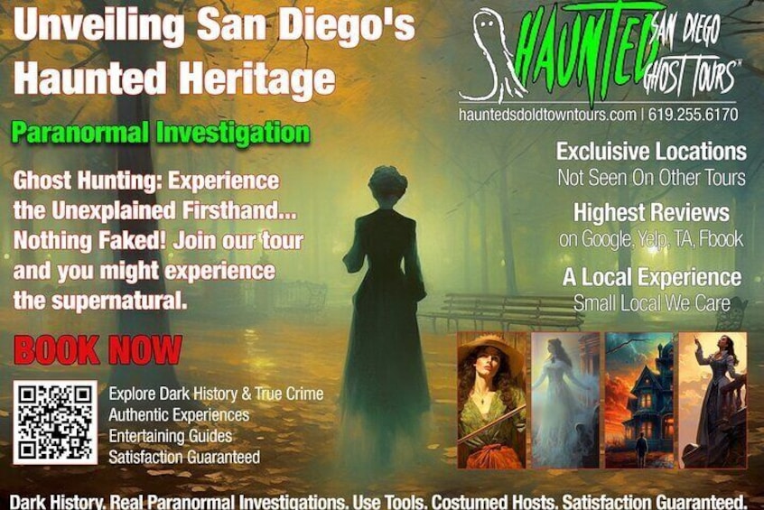 Paranormal Investigation Haunted Tour in Old Town San Diego with Ghostly History