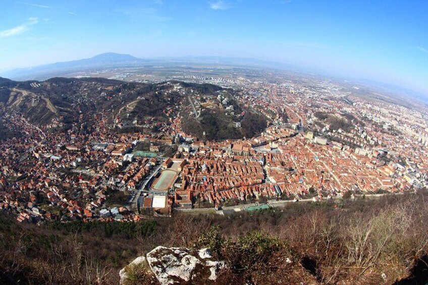 Small-Group Brasov-CROWN City Evening Tour with wine