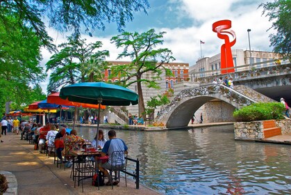 San Antonios bedste mad fra Riverwalk gåtur