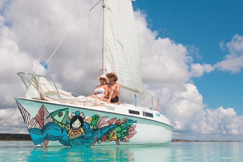 Private Sailboat Tour on the Bacalar Lagoon