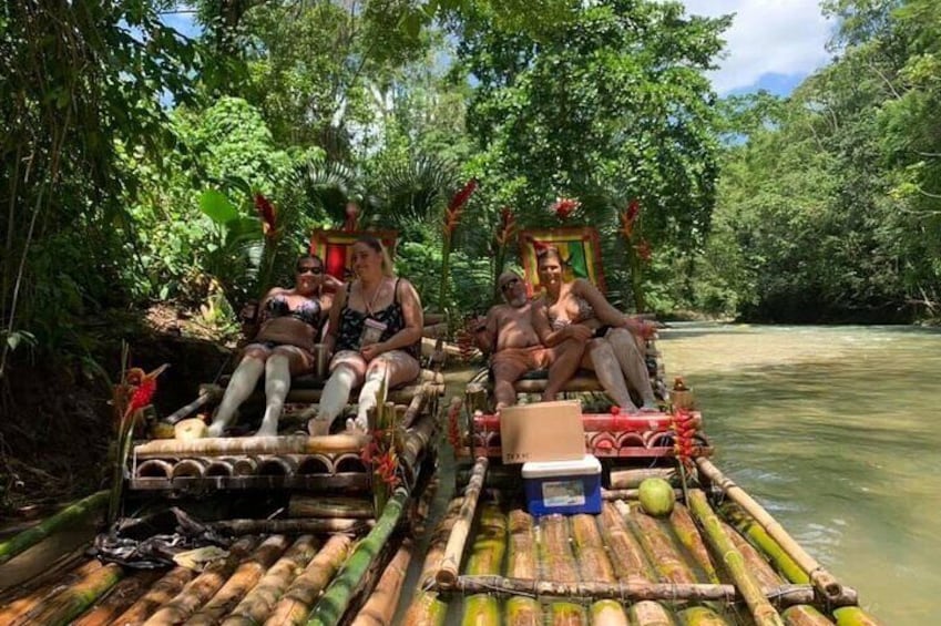 Bamboo Rafting & Jerk Picnic by the Waterfalls