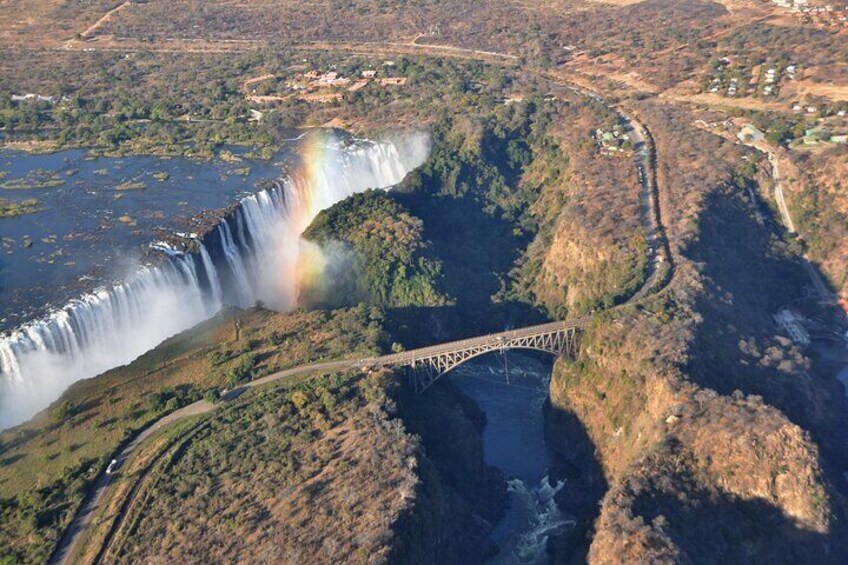 the victoria falls from the sky