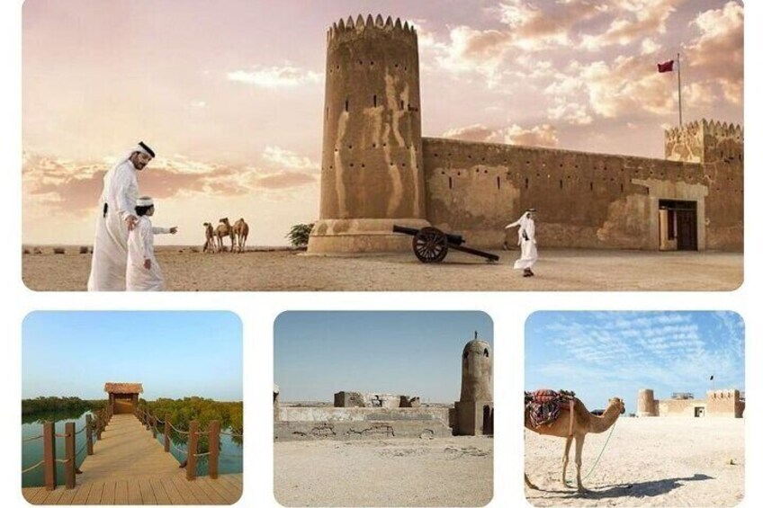 North of Qatar Tour|Zubara Fort, Purple Island & Mangroves Colony