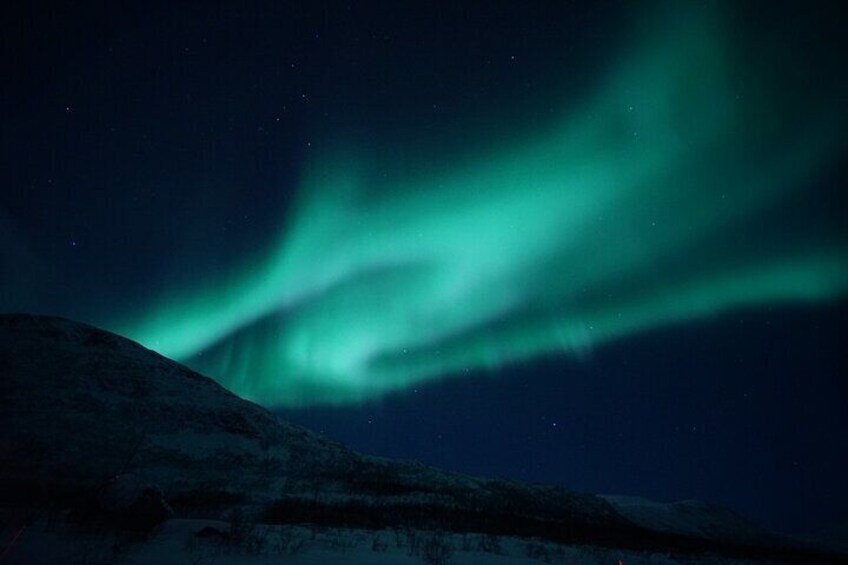 Northern Light Chase with Boat