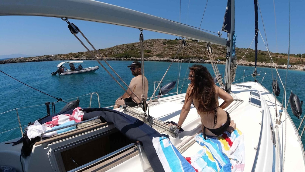 Picture 5 for Activity Chania: Private Sailing Cruise with Snorkel, Lunch & Drinks