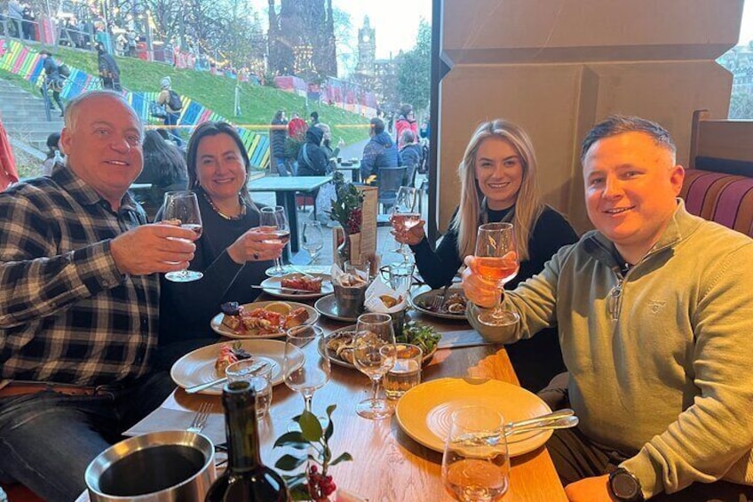 Edinburgh Food and Wine Tasting Experience visiting 3 restaurants