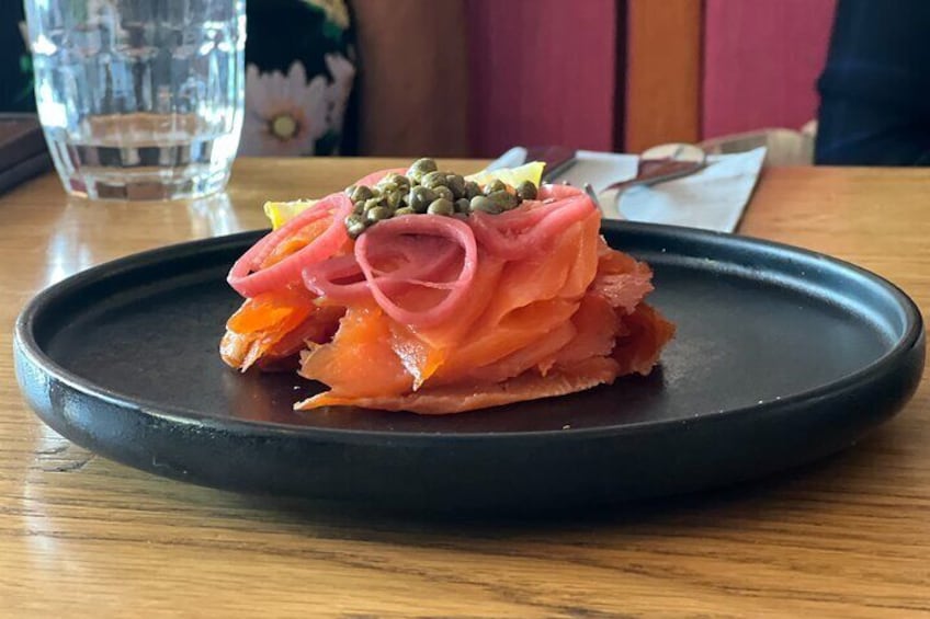 Smoked Sea Trout at The Scottish Cafe and Restaurant