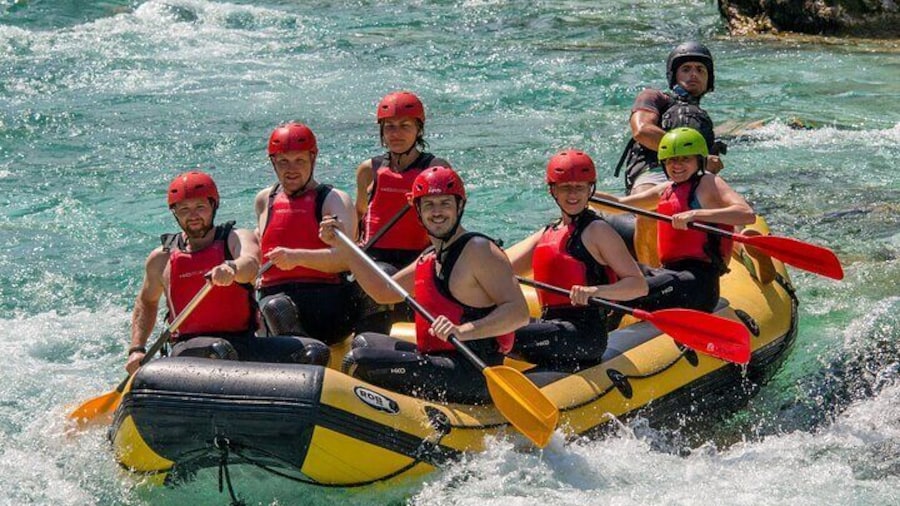 Rafting is perfect activity for families, couples, friends and team buildings.