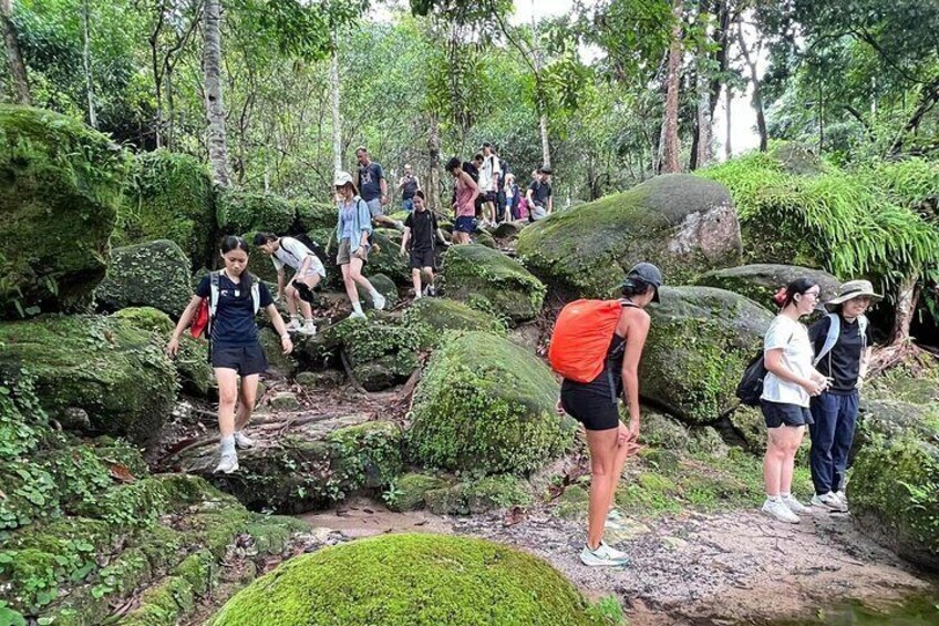 Jungle Trekking Tour at Phnom Kulen National Park from Siem Reap