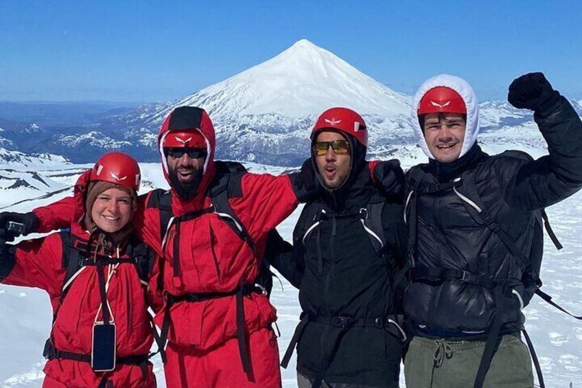 Guided ascent to the Quetrupillán volcano from Pucón