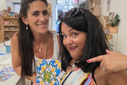 Tile Painting and Cocktails in Downtown Porto
