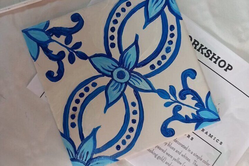 Tile Painting Workshop in Porto