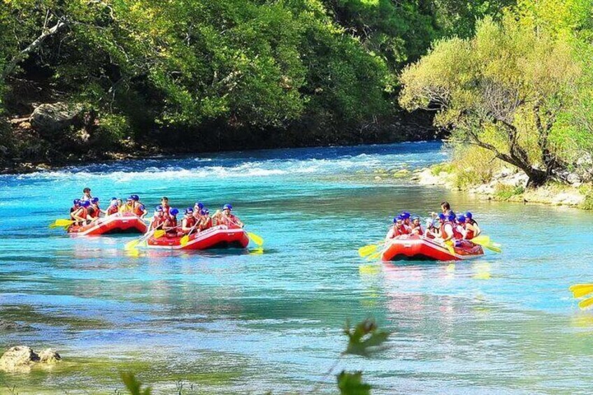 Full-Day Tour Eagle Canyon and White Water Rafting From Antalya