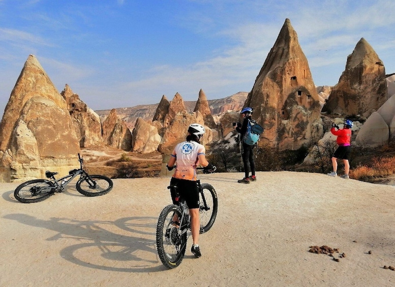 Picture 1 for Activity Cappadocia : Half Day Biking Red-Rose-Sword Valley