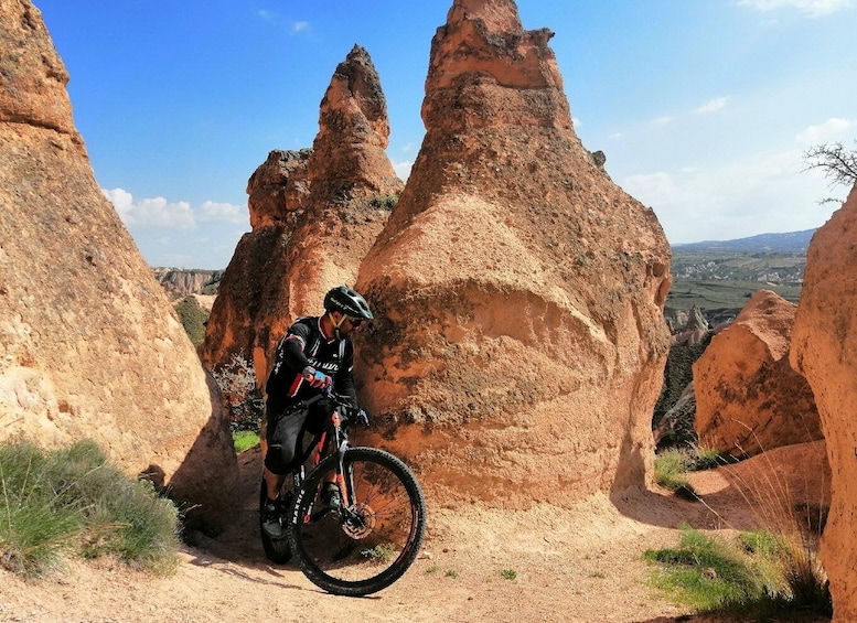 Picture 2 for Activity Cappadocia : Half Day Biking Red-Rose-Sword Valley