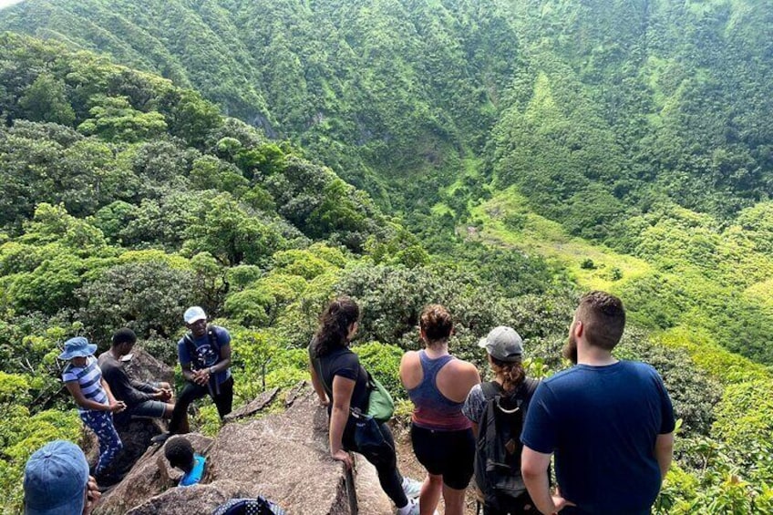 Commentary and educational, informational session at the top
