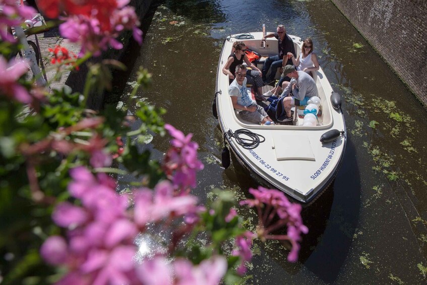 Picture 2 for Activity Delft: Open Boat Canal Cruise with Skipper