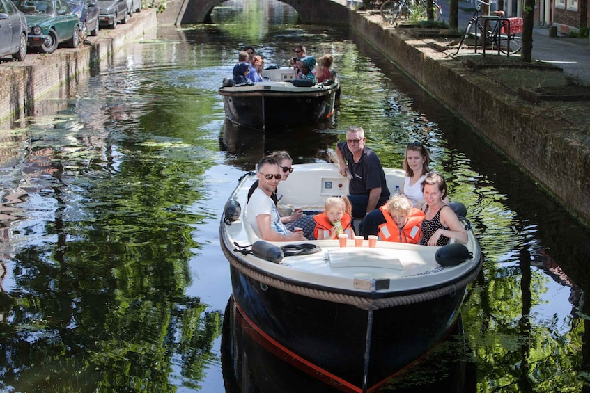 Picture 1 for Activity Delft: Open Boat Canal Cruise with Skipper