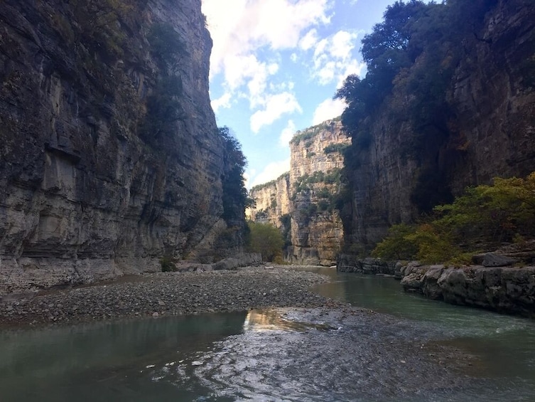 Rafting, canoe excursion in the Grand Canyon of Albania with lunch