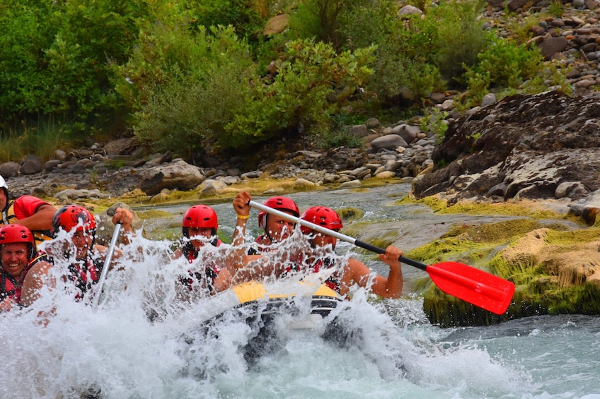 Rafting, canoe excursion in the Grand Canyon of Albania with lunch