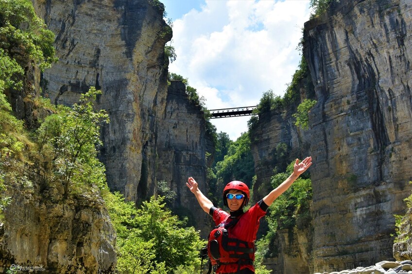 River hiking in the Osumi Canyons