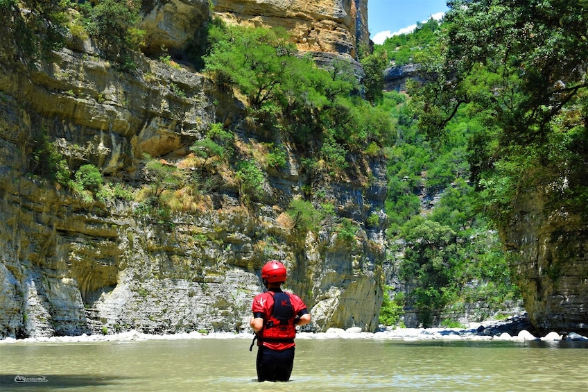 River hiking in the Osumi Canyons