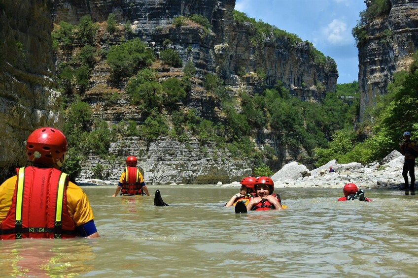 River hiking in the Osumi Canyons