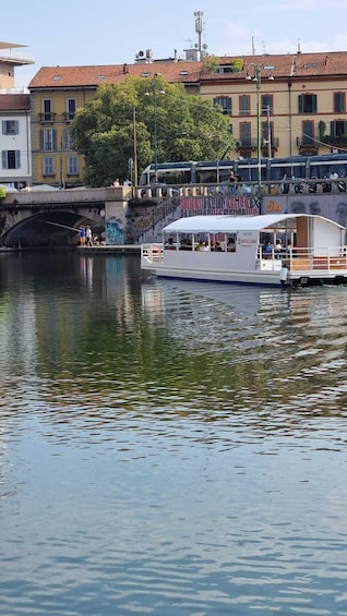 Boat tour on the on the Navigli canals in Milan