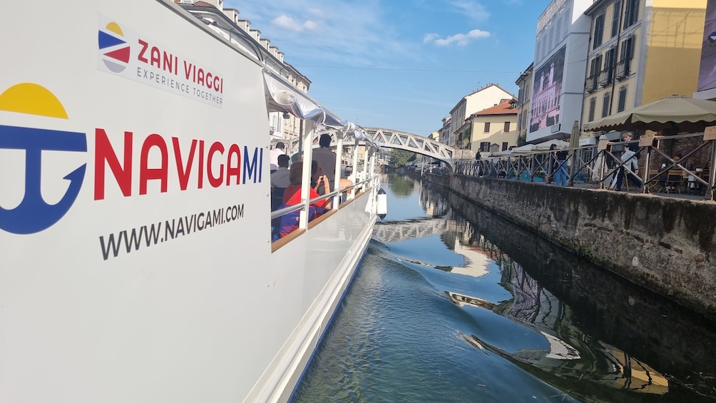 Boat tour on the on the Navigli canals in Milan