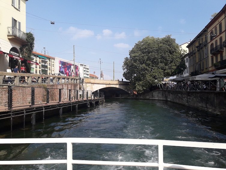 Boat tour on the on the Navigli canals in Milan
