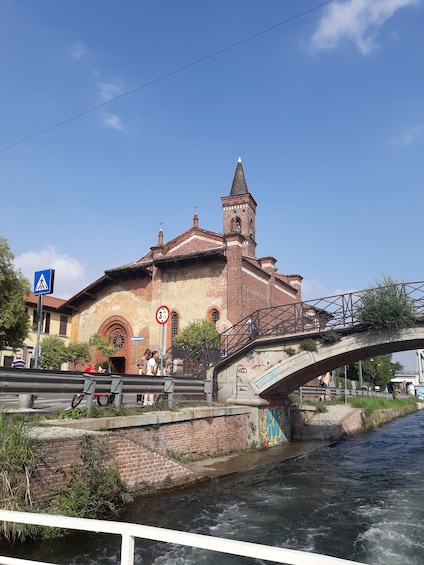 Boat tour on the on the Navigli canals in Milan