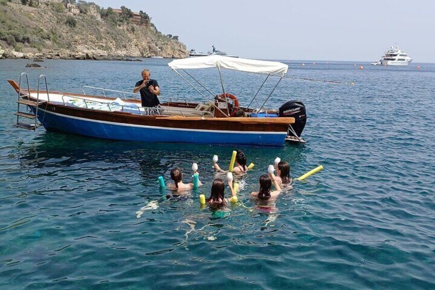 Half Day Private Guided Boat Tour in Taormina