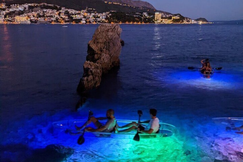 3-Hour Kayak Glow Tour in Split