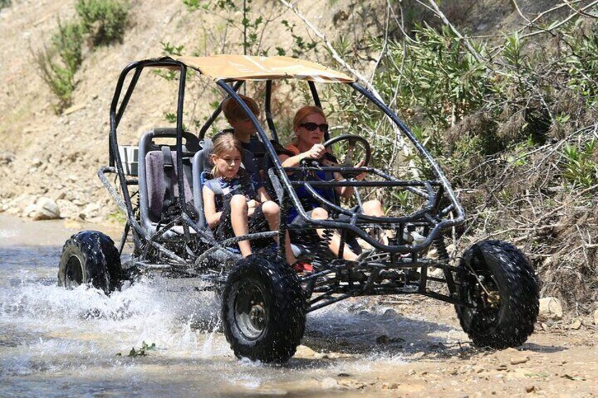 Full Day Rafting, Buggy safari and Zipline from Alanya and Side