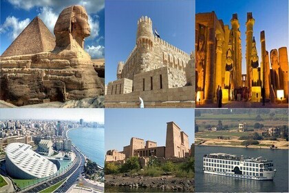 8 Days Cairo Alexandria Luxor and Aswan by flight Tour Package