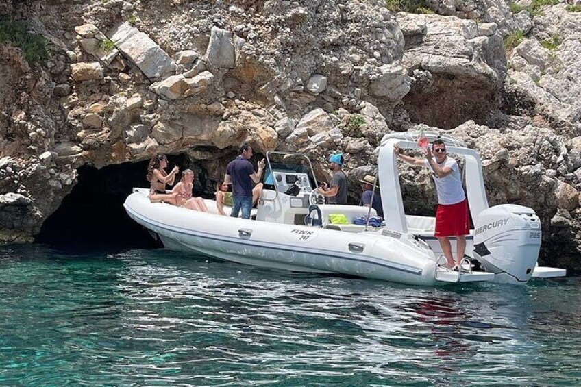 Private Guided Excursion to the Egadi Islands by Dinghy