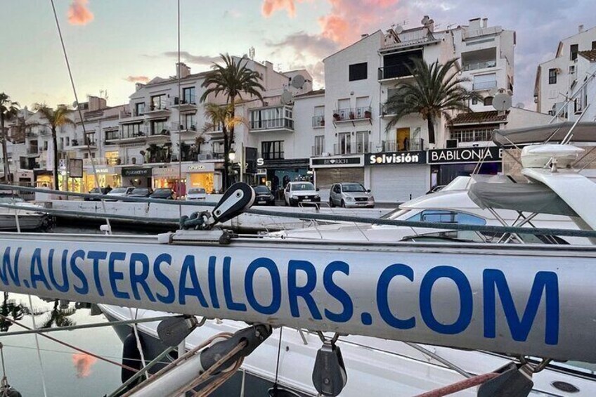 Sail a private sailboat in Marbella