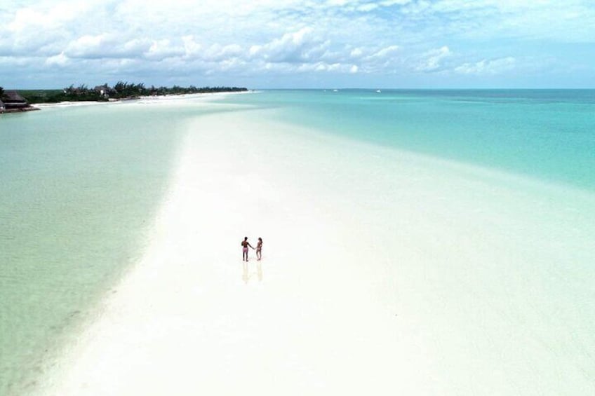 Holbox Island Tour Golf Cart Ferry with Lunch and Transportation