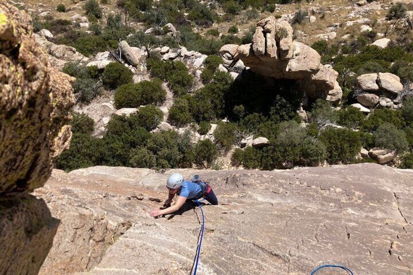 Half-Day Private Experience Climbing Mount Lemmon Rock