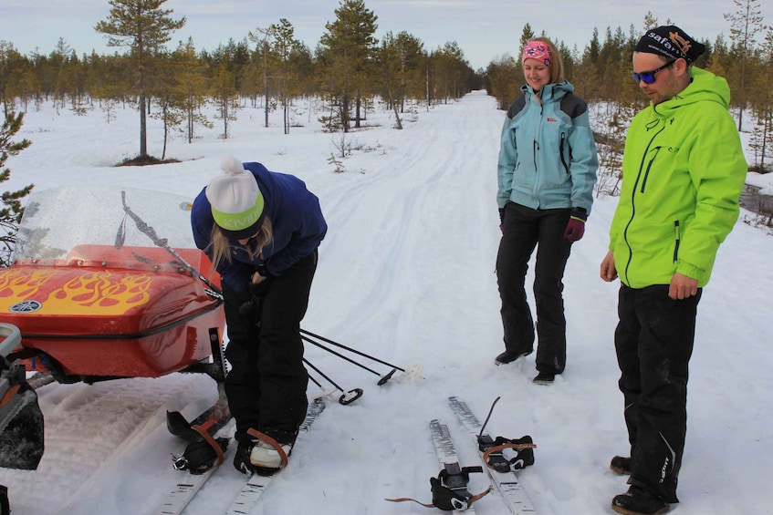 Picture 2 for Activity Ylläs: Guided Wilderness Ski Tour with Outdoor Lunch