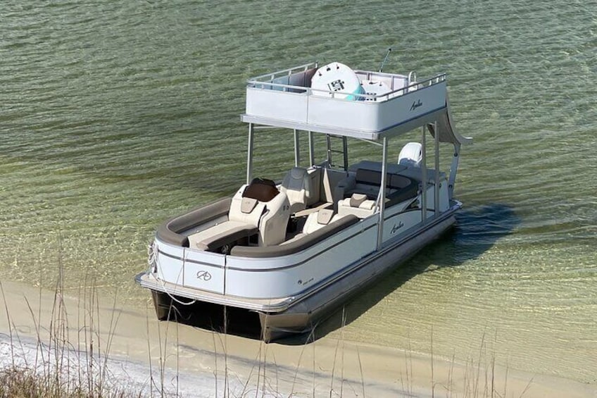 Private Chartered Slide Pontoon Boat-Up to 6 Guests Any Age