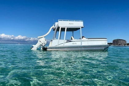 Destin: barco de pontones tobogán alquilado privado: hasta 6 invitados