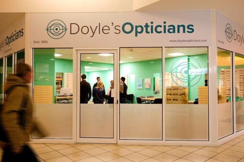 Discover our secret headquarters, hidden in plain sight behind an opticians called Doyle's.